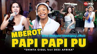 shinta gisul ft desi afrika joget mberot jawa timur papi papi pu live lembayung music 