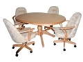 Dining Chairs With Caster Wheel