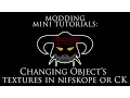 Modding Mini Tutorials Changing object s textures in Nifskope or CK
