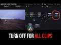 How to Change Delete a Node Across Multiple Clips in Davinci Resolve