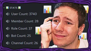 Contadores STATS de usuarios en DISCORD en 2 minutos