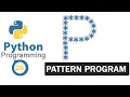 Python Pattern Programs Printing Stars in P Shape