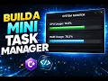 Build a Mini Task Manager in C Live CPU RAM Monitor WinForms NET 10