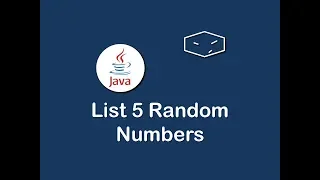 list 5 random numbers in java