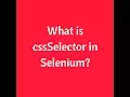 How to use CSS Selector write dynamic css selector in selenium webdriver