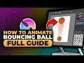 How To Animate a Bouncing Ball in Krita 100 WORKS NO Yapping To The Point FAST EASY