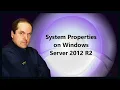 System Properties on Windows Server 2012 R2