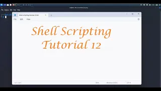 Shell Scripting - Tutorial 12 Case Statements