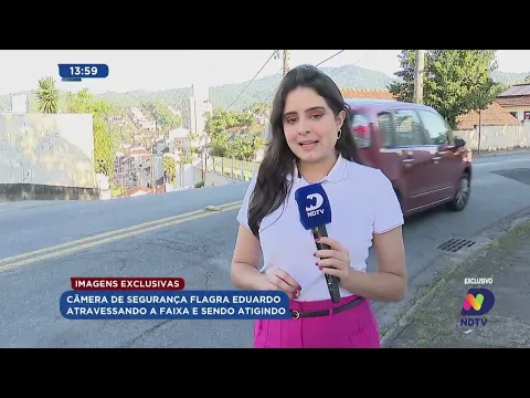 Imagens exclusivas: câmera de segurança flagra momento do acidente que matou adolescente de 14 anos