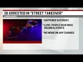 29 arrested during illegal street takeover in Laurens Co