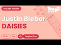 Download Lagu Justin Bieber - DAISIES (Acoustic Karaoke)