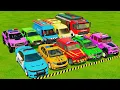 Download Lagu TRANSPORTING POLICE CARS, AMBULANCE, FIRE TRUCK, COLORFUL CARS WITH TRUCK - FARMING SIMULATOR 22!