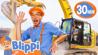 I M An Excavator LOOP Blippi Songs Educational Videos For Kids 