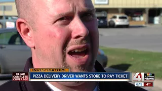 Pizza delivery driver claims to get slice of injustice