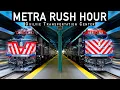 Metra s Crazy Rush Hour in Downtown Chicago