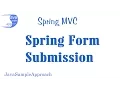 Spring Web C - Spring Form Submission