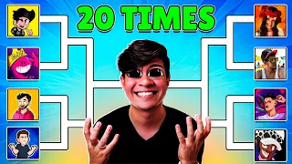 FIZ o MAIOR CAMPEONATO de YOUTUBERS do BRAWL STARS! 🏆