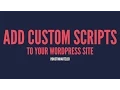 Properly add Javascript Files to WordPress