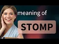 Stomp STOMP meaning