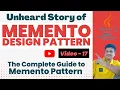 Memento Pattern Explained Memento Design Pattern Tutorial with Java Example for Beginners