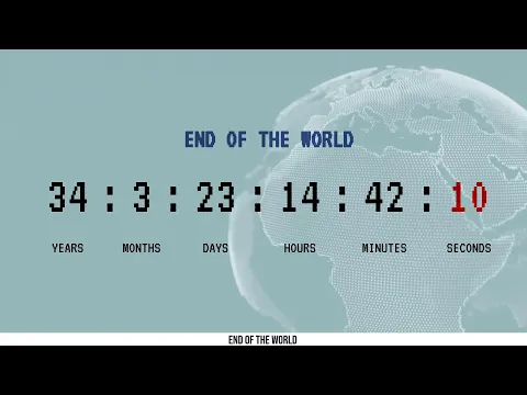 Download MP3 End of the World - Countdown | #end #world #awareness #countdown