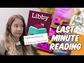 reading my library books before they expire