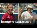 ELIMINATION GAME Nebraska vs Texas Full Game Highlights Women s College World Series