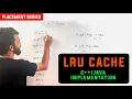 Implement LRU Cache C and Java Clean and Short Implementation