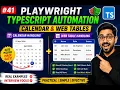 41 Handling Calendars Web Tables in Playwright TypeScript Playwright TypeScript 2026