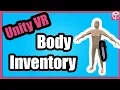 Unity VR Tutorial How to Make a Body Socket Inventory
