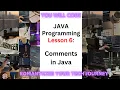 Java Comments with Program Java Full Course 2025 Beginner to Advanced