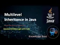 Multilevel Inheritance in Java Step-by-Step Guide with Example