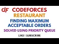 Codeforces - Restaurant