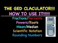 The GED Calculator How to Use it