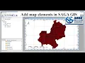 Add map elements to map in SAGA GIS