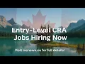 Entry-Level CRA Jobs Hiring Now At 26 Locations In Ontario Alberta B C Atlantic Canada