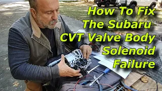 How To Fix Subaru P2764 P2763 Codes - Subaru TR580 Transmission Valve Body Solenoid