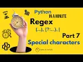Regex Special Characters Parentheses Non-Capturing Groups Alternation - Part 6
