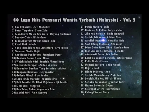 Download MP3 Koleksi Album - 40 Lagu Hits Penyanyi Wanita Terbaik Malaysia (Vol 2)