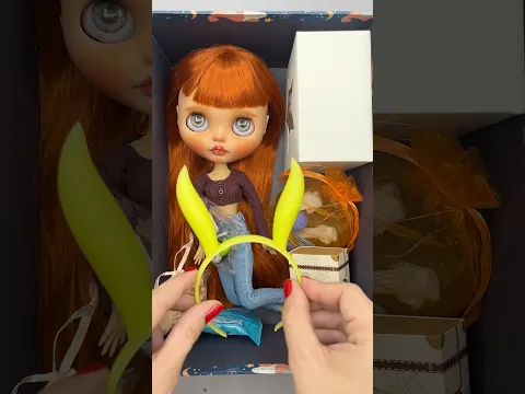 El regalo más bonito de muñeca!🎁✨ #packaging #unboxing #shorts #doll #aesthetic #muñecas #cute