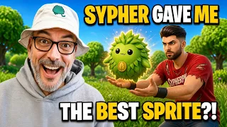 SypherPK Gave Me the Best Sprite! 🔥 #sypherpk #bushcampdad #fortnite