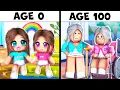 We Lived From 0 To 100 YEARS OLD In Roblox Brookhaven