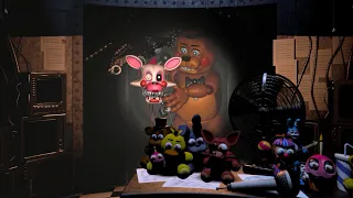 Toy Freddy vs Mangle FNaF in Real Time Animated