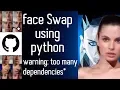 Deepfakes open source FaceSwap Using Python cloning Github and installation from scratch
