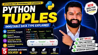 Python Tuples Explained Immutable Data Type List vs Tuple Python for Pharmacy Students