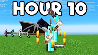 Minecraft but you can UPGRADE Yourself Infinitely