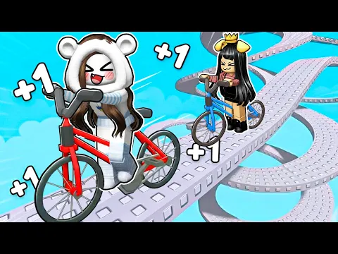 Video Thumbnail: Roblox ma ogni secondo vai piu' veloce in bici per scappare!