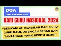 Download Lagu Doa Hari Guru 2024: Doa Upacara Bendera Peringatan hari Guru Nasional