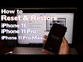 Lagu How to Reset \u0026 Restore iPhone 11/Pro/Pro Max - Factory Reset Forgot Passcode iPhone is Disabled Fix