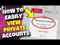 NEW TRICK How To View Someone s Private TikTok Account s WITHOUT Following No Survey